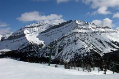 35A Lake Louise Back Bowl With Redoubt Mountain From The Grizzly Gondola At Lake Louise Ski Area